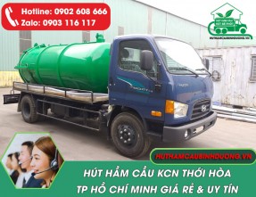 Dịch Vụ Hút Hầm Cầu KCN Thới Hòa TPHCM Giá Tốt, Nhanh, Sạch [24/24]