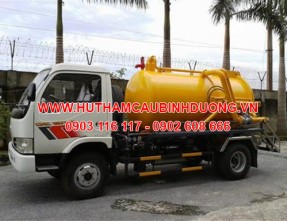 Dịch vụ hút hầm cầu Tân Uyên giá rẻ với máy móc hiện đại
