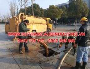 Chuyên rút hầm cầu, thông cống nghẹt tại Tân Uyên giá rẻ nhanh chóng nhất