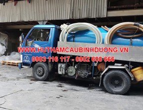 Đội xe hút hầm cầu giá rẻ uy tín tại KCN Mỹ Phước 3 - Hotline 0903 116 117