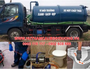 Dịch vụ hút hầm cầu KCN Mỹ Phước 2 giá rẻ uy tín nhanh chóng nhất