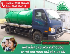 Hút Hầm Cầu KCN Đất Cuốc Uy Tín, Giá Tốt, Có Mặt Nhanh 24/24