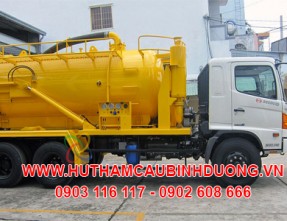 Dịch vụ hút hầm cầu kcn Đồng An 1 uy tín với giá tốt nhất