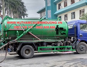 Dịch vụ hút hầm cầu, thông cống nghẹt uy tín chuyên nghiệp tại TP Mới Bình Dương