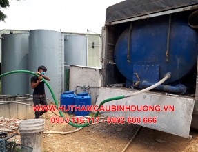 Dịch vụ hút hầm cầu, thông cống nghẹt uy tín giá rẻ tại kcn Mỹ Phước