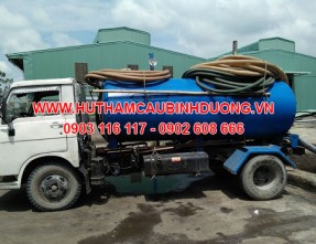 Dịch vụ hút hầm cầu, nạo vét hố ga giá rẻ uy tín đảm bảo sạch sẽ tại KCN Mai Trung - Bến Cát