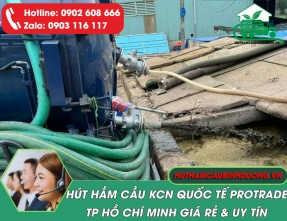 Dịch Vụ Hút Hầm Cầu KCN Protrade – Uy Tín, Nhanh Chóng, Giá Tốt