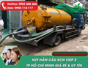 Hút Hầm Cầu VSIP 2 TPHCM | Nhanh, Sạch, Giá Tốt