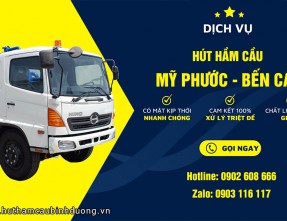 Hút hầm cầu Mỹ Phước Bến Cát giá rẻ, cam kết triệt để, có mặt nhanh chóng