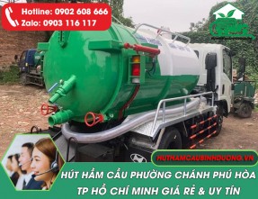 Hút Hầm Cầu Phường Chánh Phú Hòa Giá Tốt - Sạch - Nhanh - Không Mùi