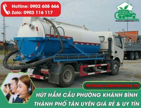 Hút hầm cầu Phường Khánh Bình Tân Uyên giá rẻ, uy tín, chất lượng