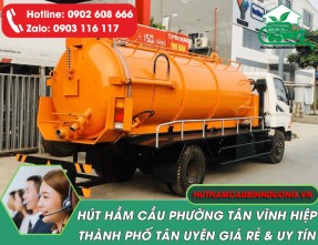 Hút hầm cầu Tân Vĩnh Hiệp ✓ Uy tín - Chất lượng - Nhanh chóng - Sạch sẽ