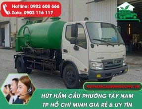 Hút Hầm Cầu Phường Tây Nam Uy Tín – Nhanh – Sạch – Giá Tốt