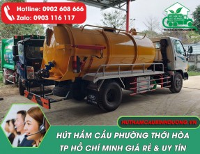 Hút Hầm Cầu Thới Hòa Giá Tốt – Xe Chuyên Dụng Tận Nơi