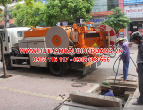 Dịch vụ hút hầm cầu giá rẻ nhanh chóng tại Tân Thành - Tân Uyên, Bình Dương