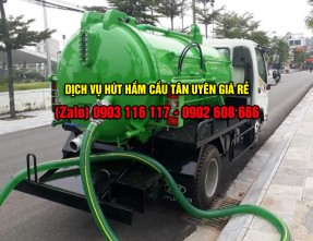 Hút hầm cầu Tân Uyên giá rẻ uy tín nhanh chóng. Bảo hành dài hạn