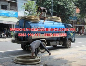 Chuyên hút hầm cầu, thông cống nghẹt tại xã Vĩnh Tân - Tân Uyên giá rẻ 