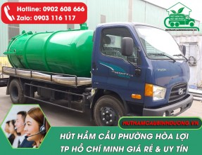 Hút Hầm Cầu Phường Hòa Lợi – Nhanh, Sạch, Giá Tốt