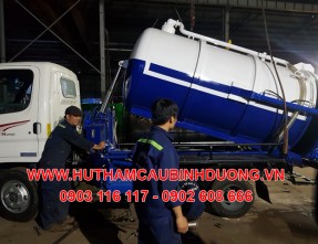 Đội xe hút hầm cầu Tân Uyên Bình Dương nhanh chóng, sạch sẽ, giá rẻ