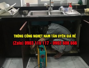 Thợ thông cống nghẹt Nam Tân Uyên chuyên nghiệp với giá ưu đãi nhất